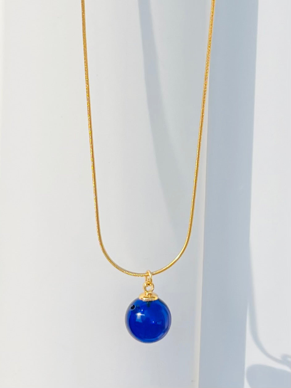 OLIOSA – Pendentif D'olfactothérapie en Verre Soufflé