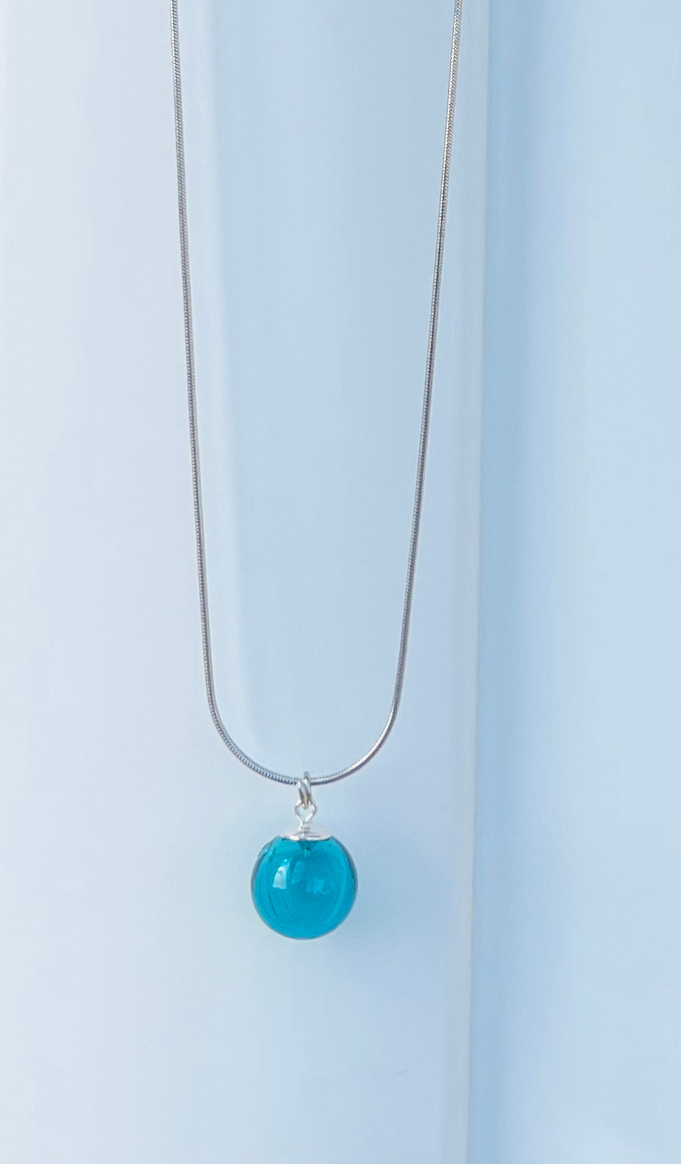 OLIOSA – Pendentif D'olfactothérapie en Verre Soufflé