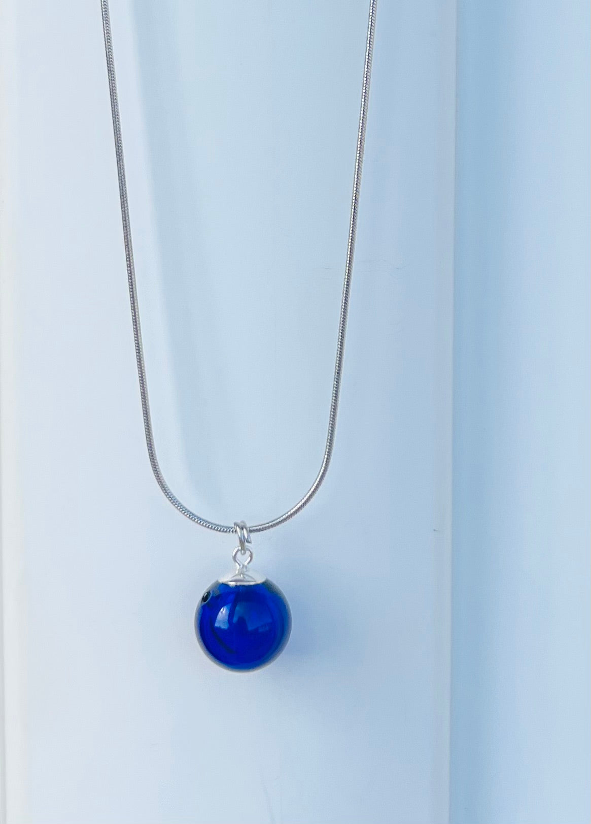 OLIOSA – Pendentif D'olfactothérapie en Verre Soufflé