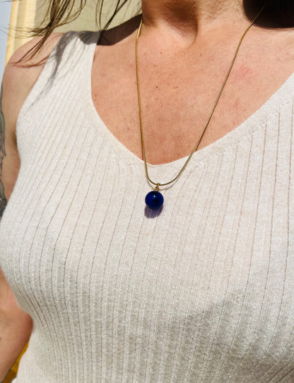 OLIOSA – Pendentif D'olfactothérapie en Verre Soufflé