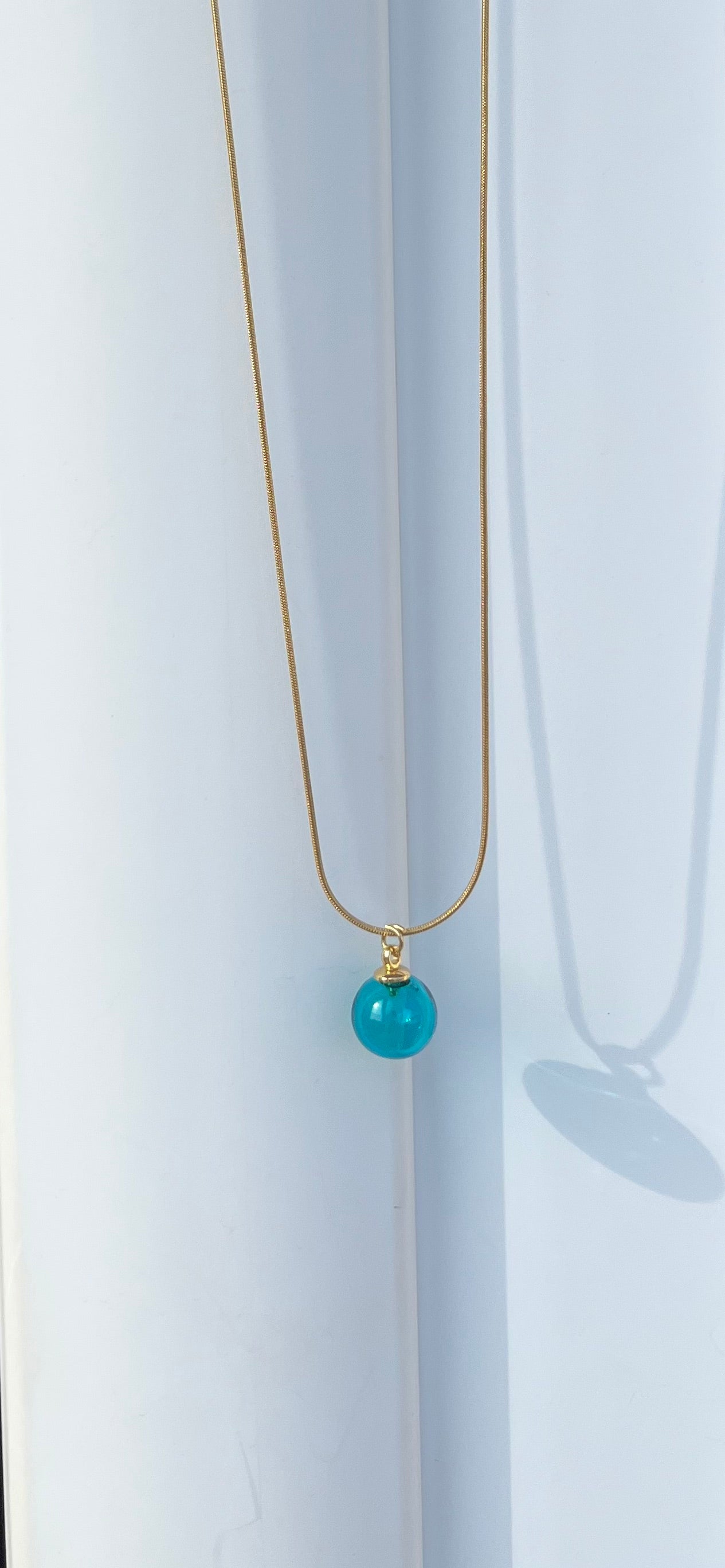 OLIOSA – Pendentif D'olfactothérapie en Verre Soufflé