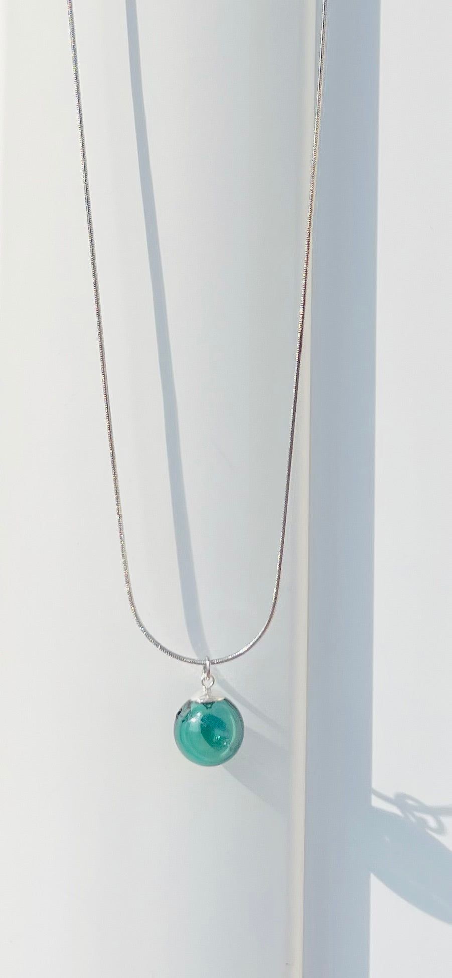 OLIOSA – Pendentif D'olfactothérapie en Verre Soufflé