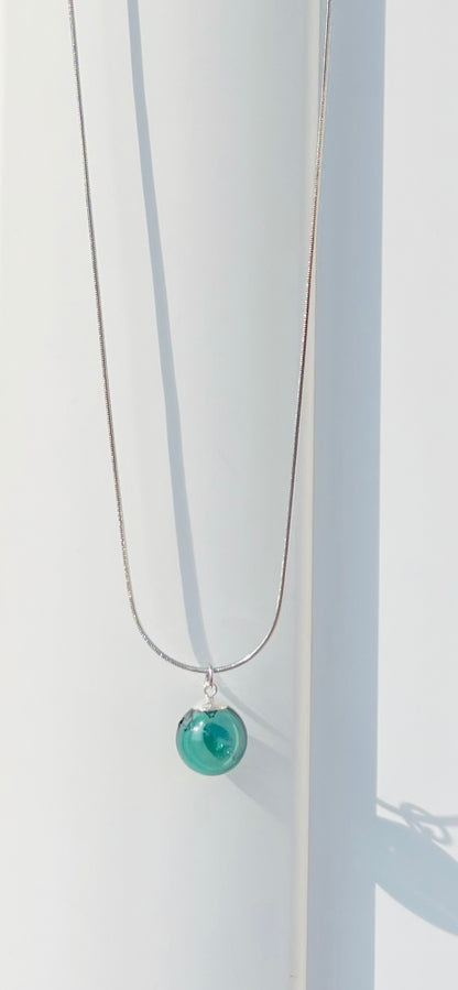 OLIOSA – Pendentif D'olfactothérapie en Verre Soufflé