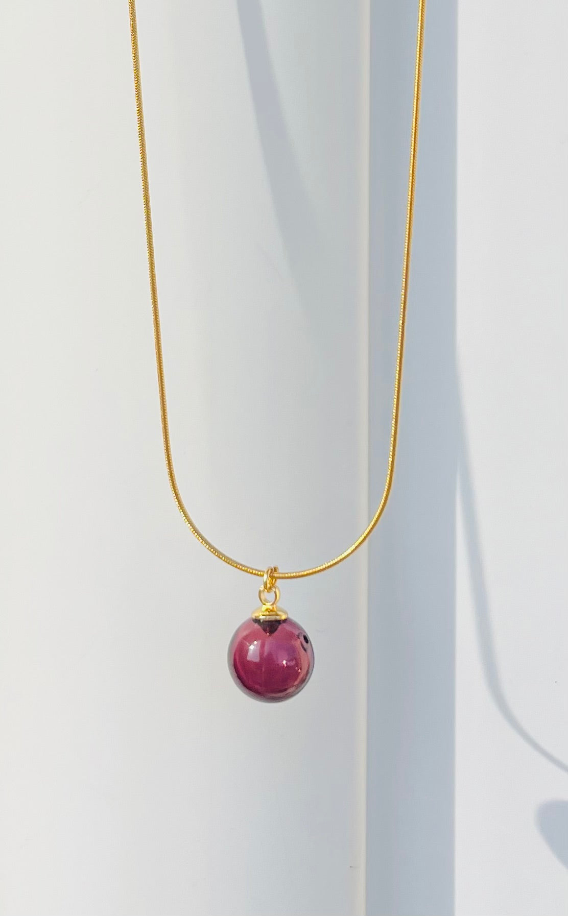 OLIOSA – Pendentif D'olfactothérapie en Verre Soufflé