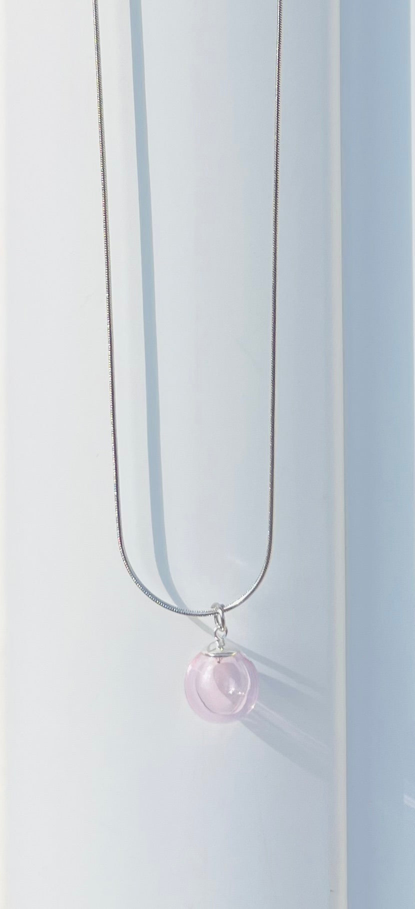 OLIOSA – Pendentif D'olfactothérapie en Verre Soufflé