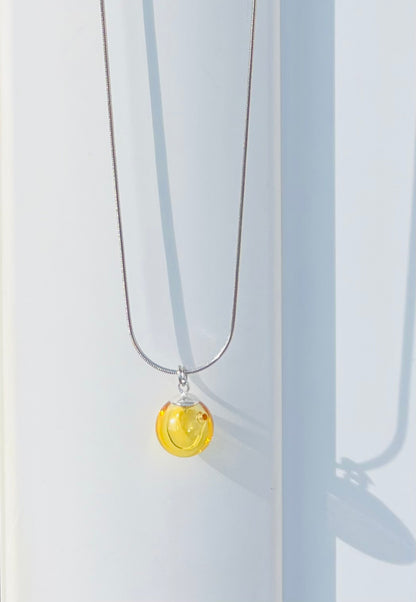 OLIOSA – Pendentif D'olfactothérapie en Verre Soufflé