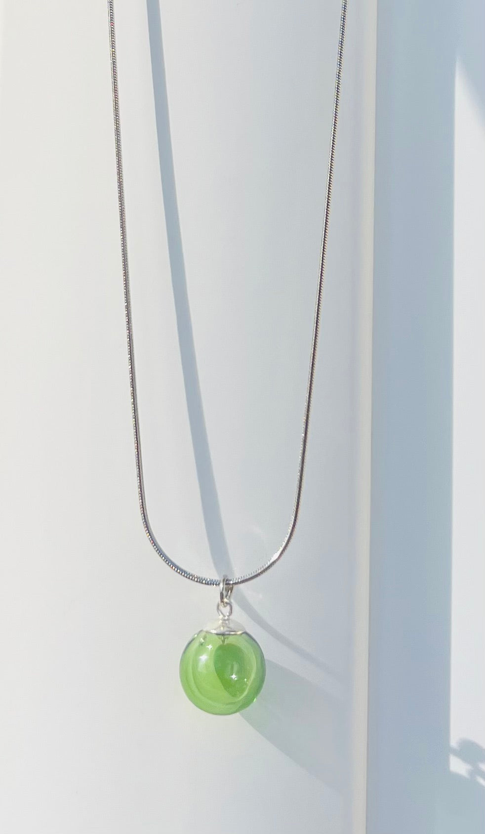 OLIOSA – Pendentif D'olfactothérapie en Verre Soufflé