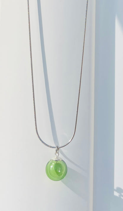 OLIOSA – Pendentif D'olfactothérapie en Verre Soufflé