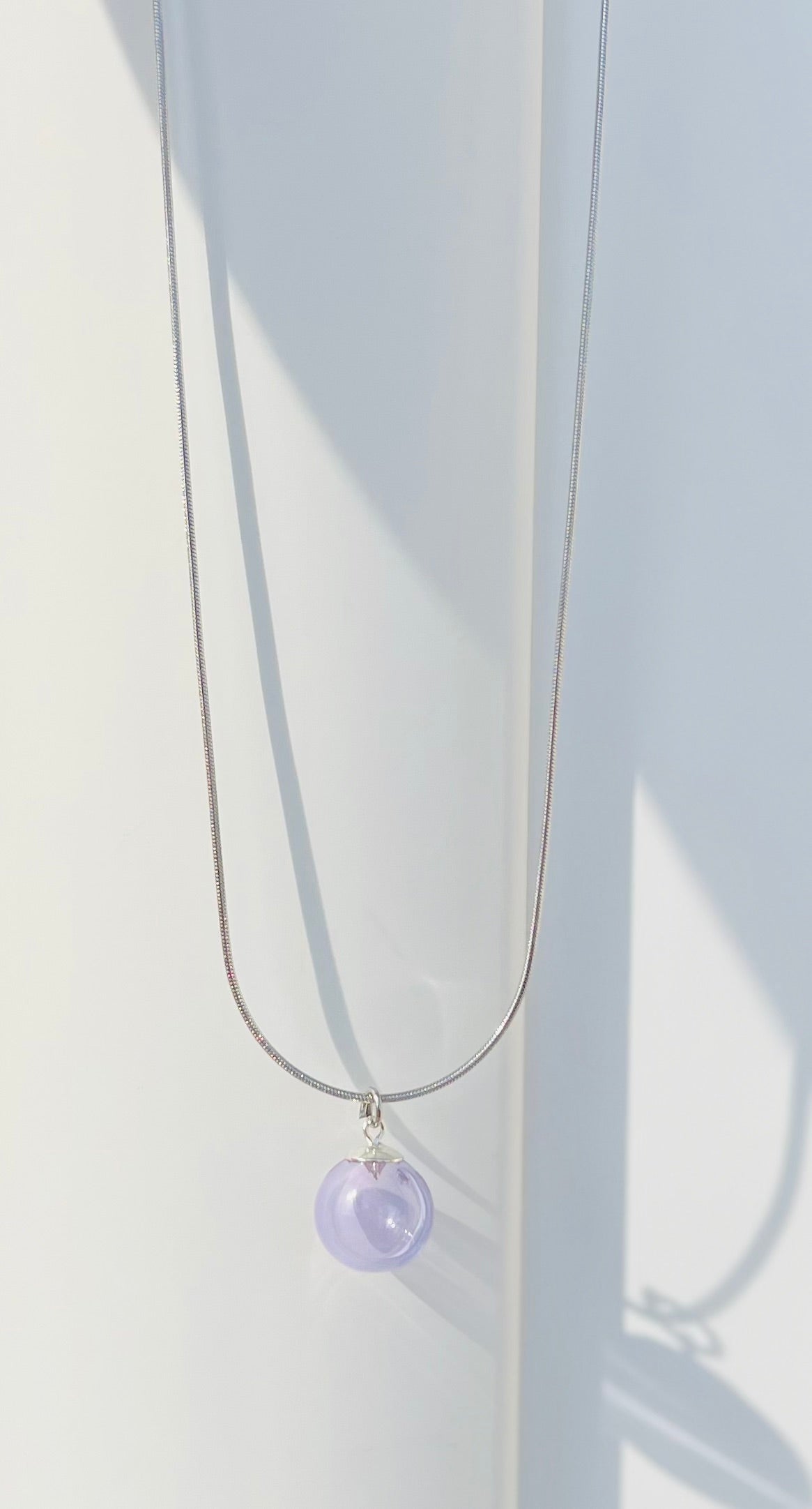 OLIOSA – Pendentif D'olfactothérapie en Verre Soufflé