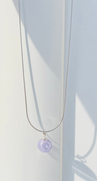 OLIOSA – Pendentif D'olfactothérapie en Verre Soufflé
